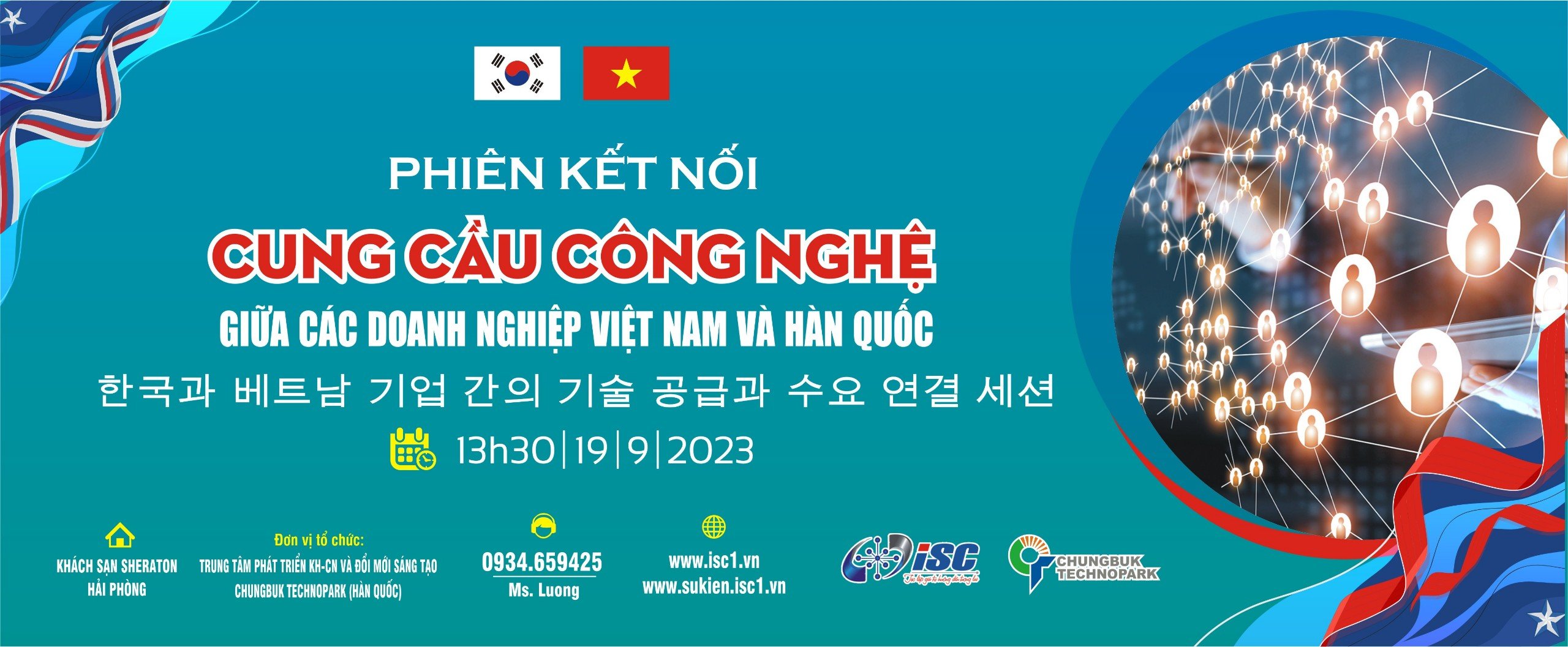 Phiên kết nối cung cầu công nghệ giữa các doanh nghiệp Việt Nam và Hàn Quốc