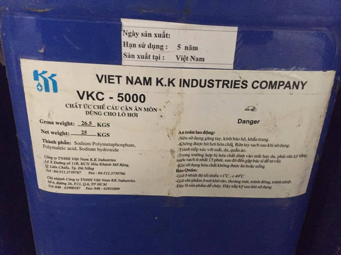 Hóa chất chống cặn lò hơi VKC-5000