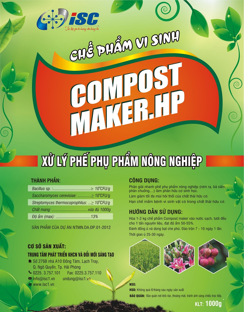 Chế phẩm vi sinh vật Compost Maker