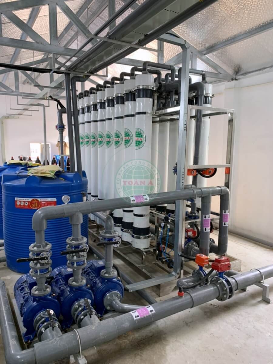 Hệ thống xử lý nước tái sử dụng từ nước thải thành nước tinh khiết bằng công nghệ lọc đĩa- UF- RO