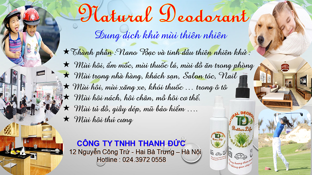 Dung dịch khử mùi thiên nhiên Natural Deodorant (100 ml) 8938535982008