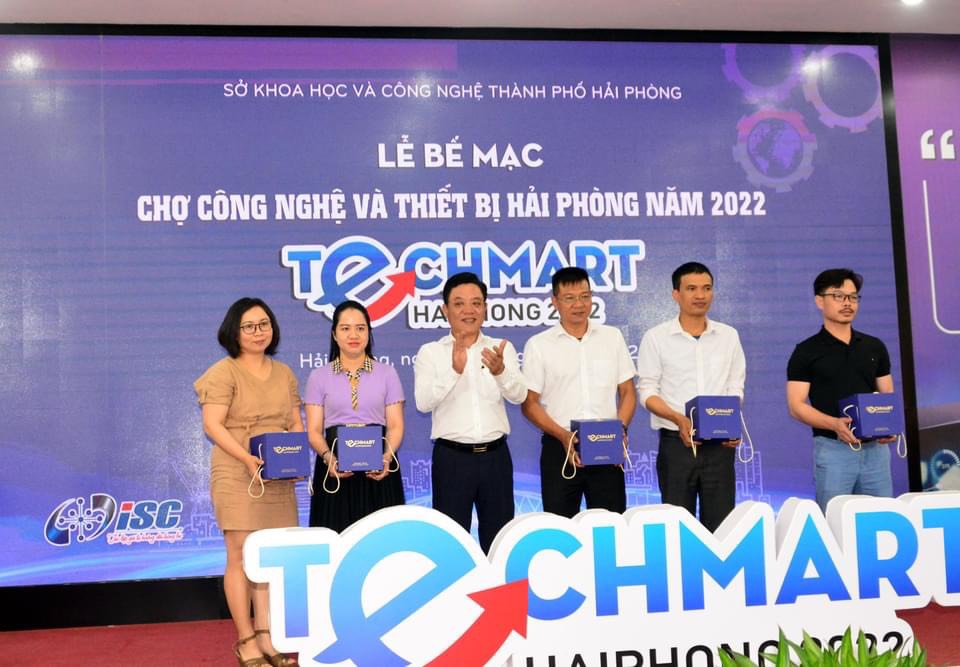 Công ty CP công nghệ môi trường T.Đ.A tại Lễ bế mạc Techmart Haiphong 2022