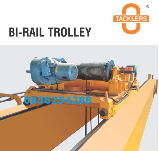 Tời điện dầm đơn 2 tấn Bi-Rail Trolley Ấn Độ