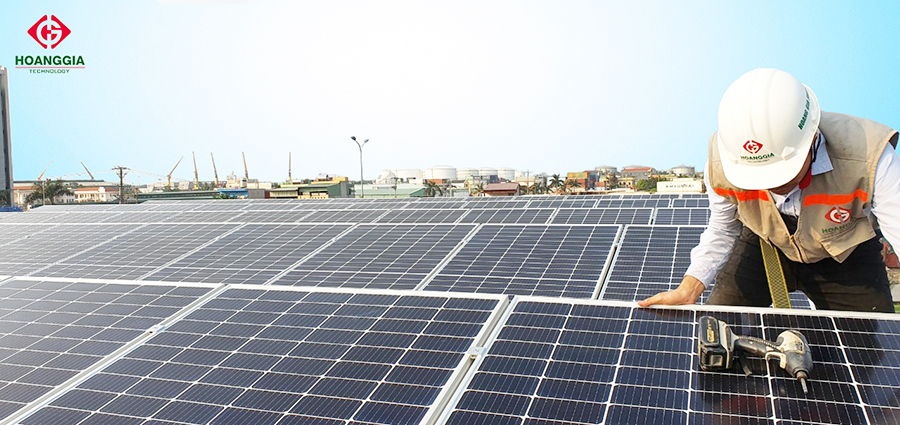 Lắp đặt điện mặt trời áp mái cho khu công nghiệp tại Hải Phòng