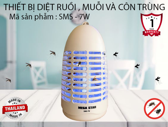Đèn diệt côn trùng SMS-7W