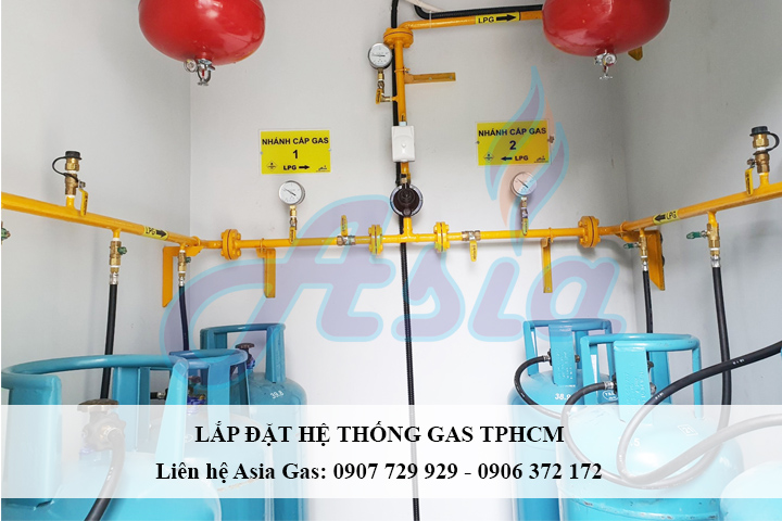 Lắp đặt hệ thống gas bếp nấu ăn tại Tp. Hồ Chí Minh