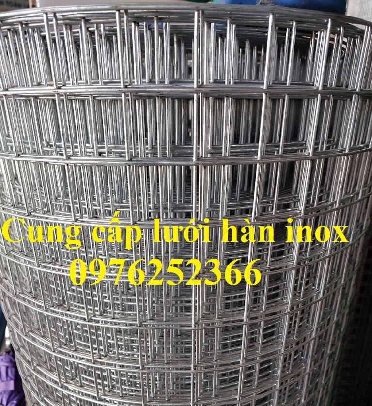 Lưới hàn inox, lưới đan inox giá sỉ tại Hà Nội