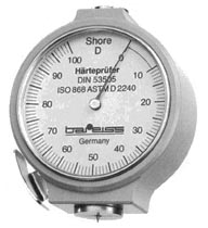 Máy đo độ cứng Shore D cho nhựa & cao su cứng hiển thị đồng hồ