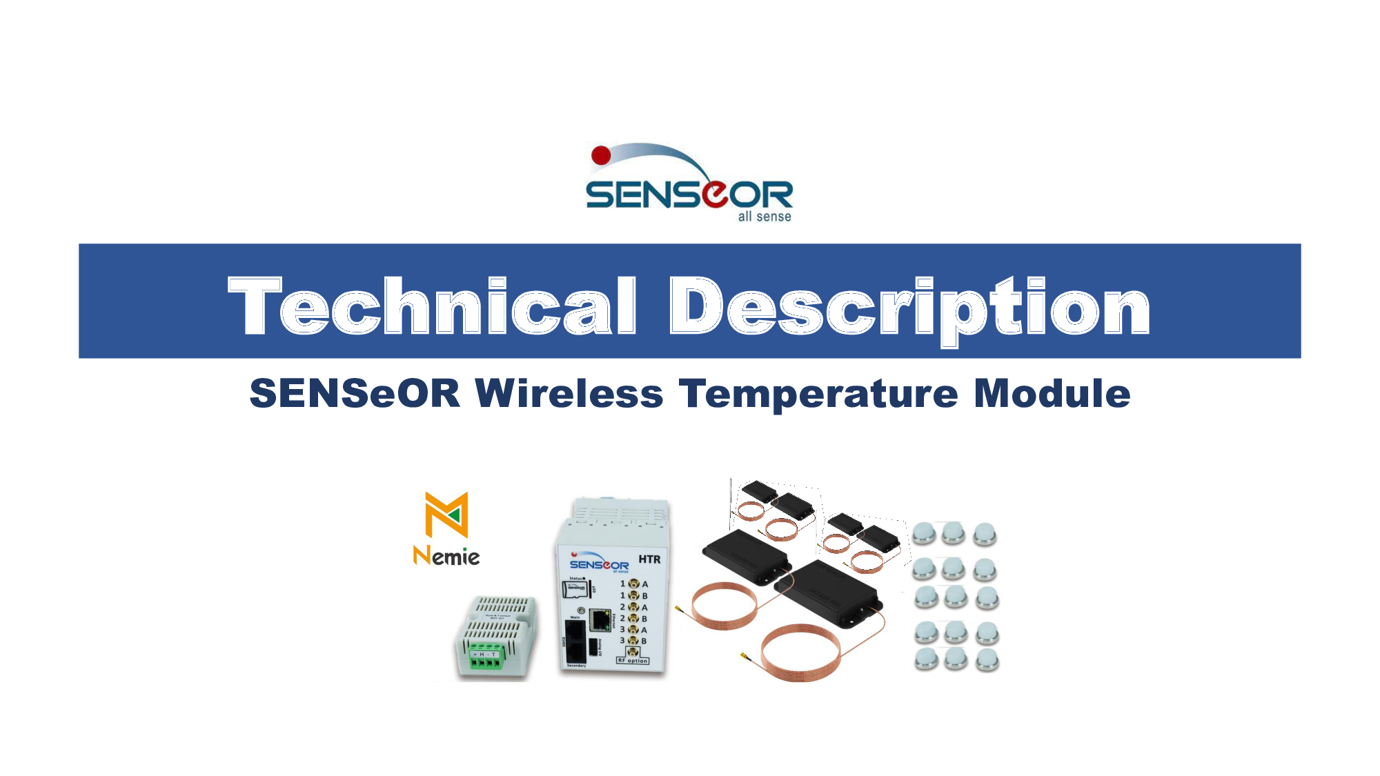 Giám sát nhiệt độ - độ ẩm - đo đếm điện năng tủ điện Senseor 