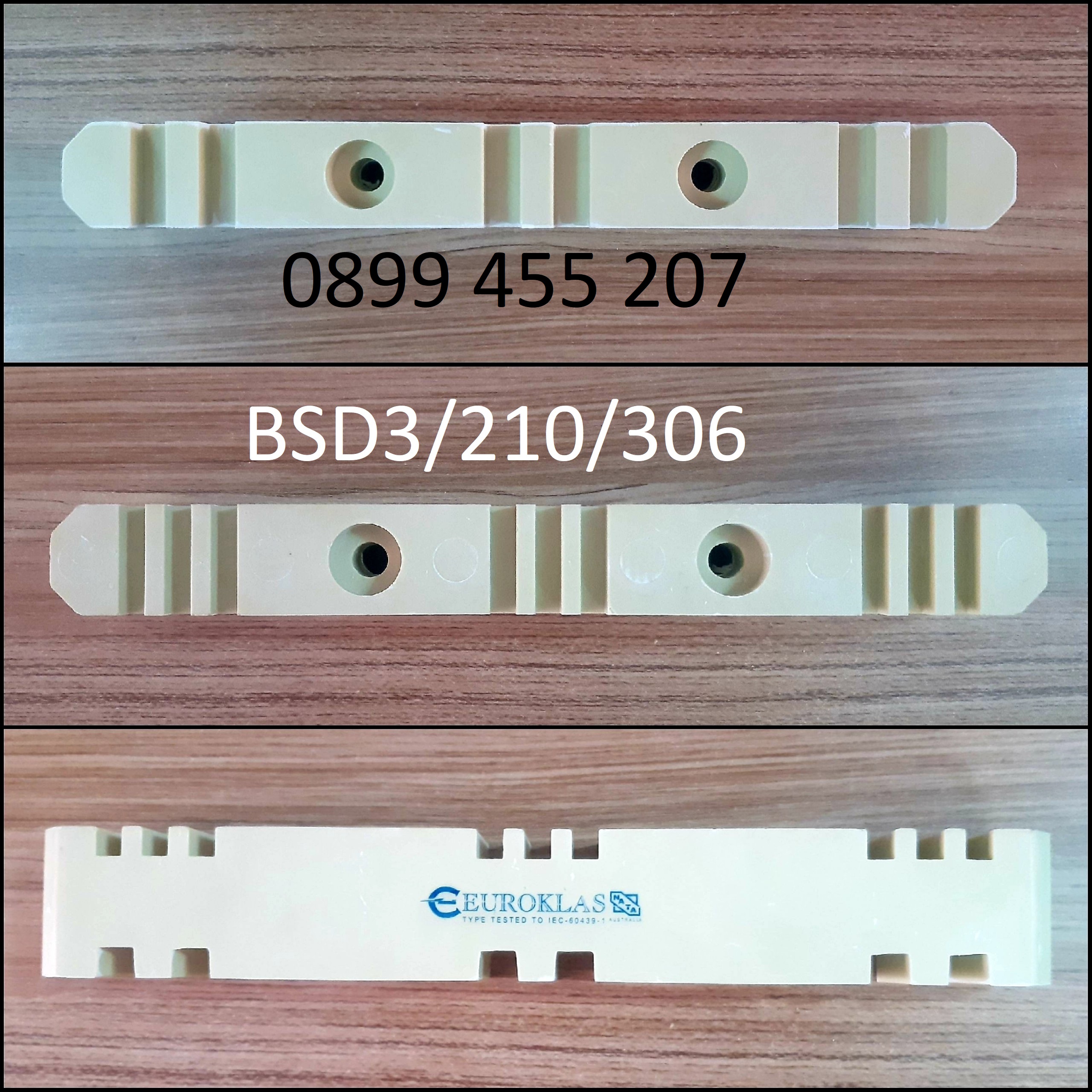 Thanh đỡ busbar BSD3/210/306BG - Euroklas/Malaysia
