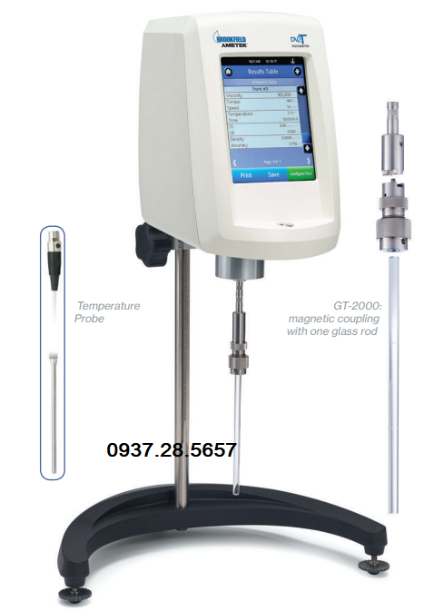 Máy đo độ nhớt DV2T đo thời gian gel hóa