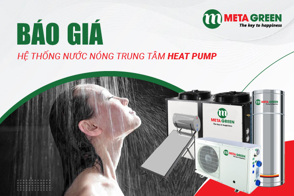 Hệ thống nước nóng trung tâm heat pump