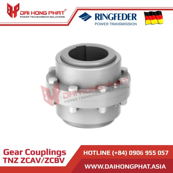 Khớp nối răng Ringfeder TNZ ZCAV/ZCBV ứng dụng trong ngành thép