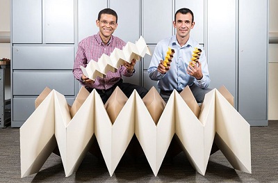 Ứng dụng nếp gấp Origami tạo ra cấu trúc chịu lực